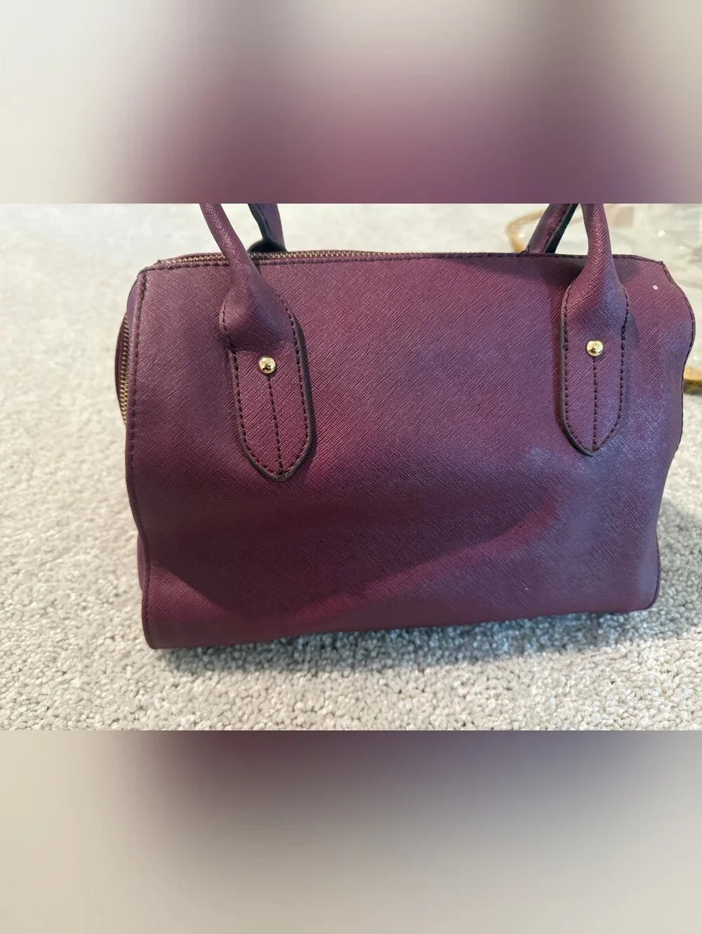 Women's TOMMY HILFIGER Satchel Bag in Deep Plum
